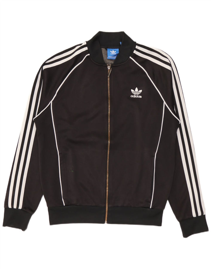 Adidas Træningsdragt til mænd Topjakke Medium Sort Colourblock Polyester