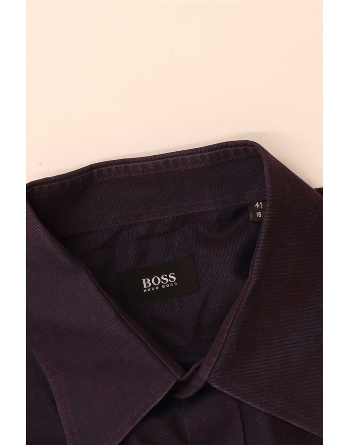 Hugo Boss Herreskjorte str. 41 16 Stor lilla bomuld
