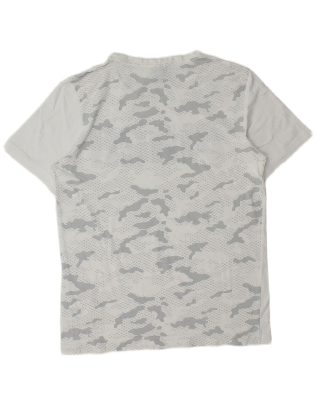 Puma Herre grafisk T-shirt Top Lille hvid Camouflage Bomuld