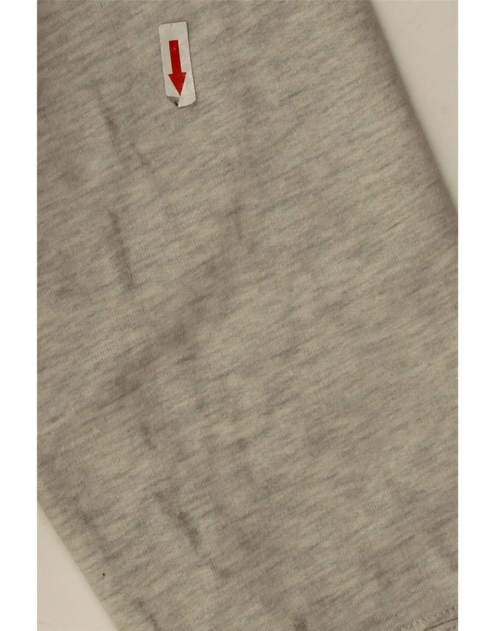 Tommy Hilfiger Dame Grafisk Oversized Sweatshirt Jumper UK 14 Medium Grå