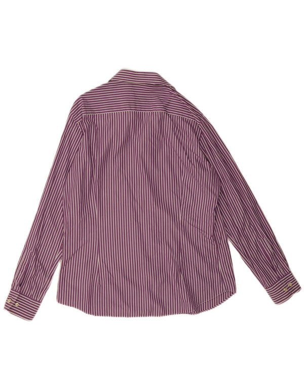Massimo Dutti Herreskjorte Medium Lilla Stribet