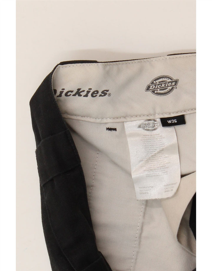 Dickies Chinobukser med brede ben til kvinder W26 L28 Sort polyester