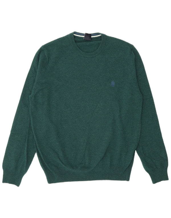 Marina Yachting Herre Crew Neck Jumper Sweater Medium Grøn Uld