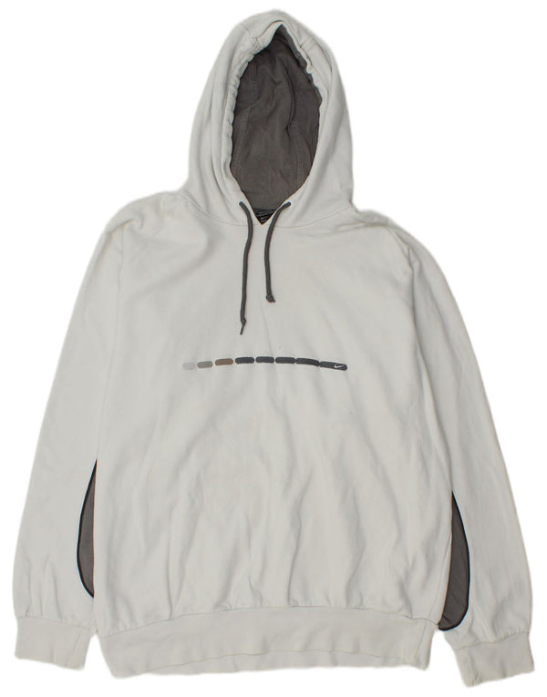 Nike Hættetrøje til mænd UK 45/47 XL Hvid Colourblock