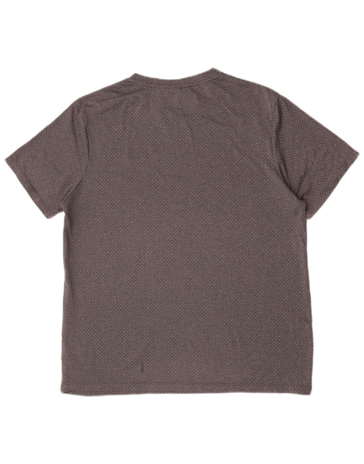 Fila Herre T-Shirt Top Stor Grå Polyester