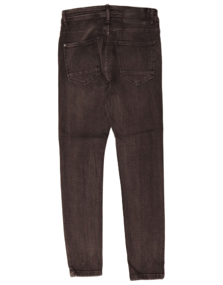 Zara Herre Slim Jeans EU 40 Medium W31 L28 Grå Bomuld