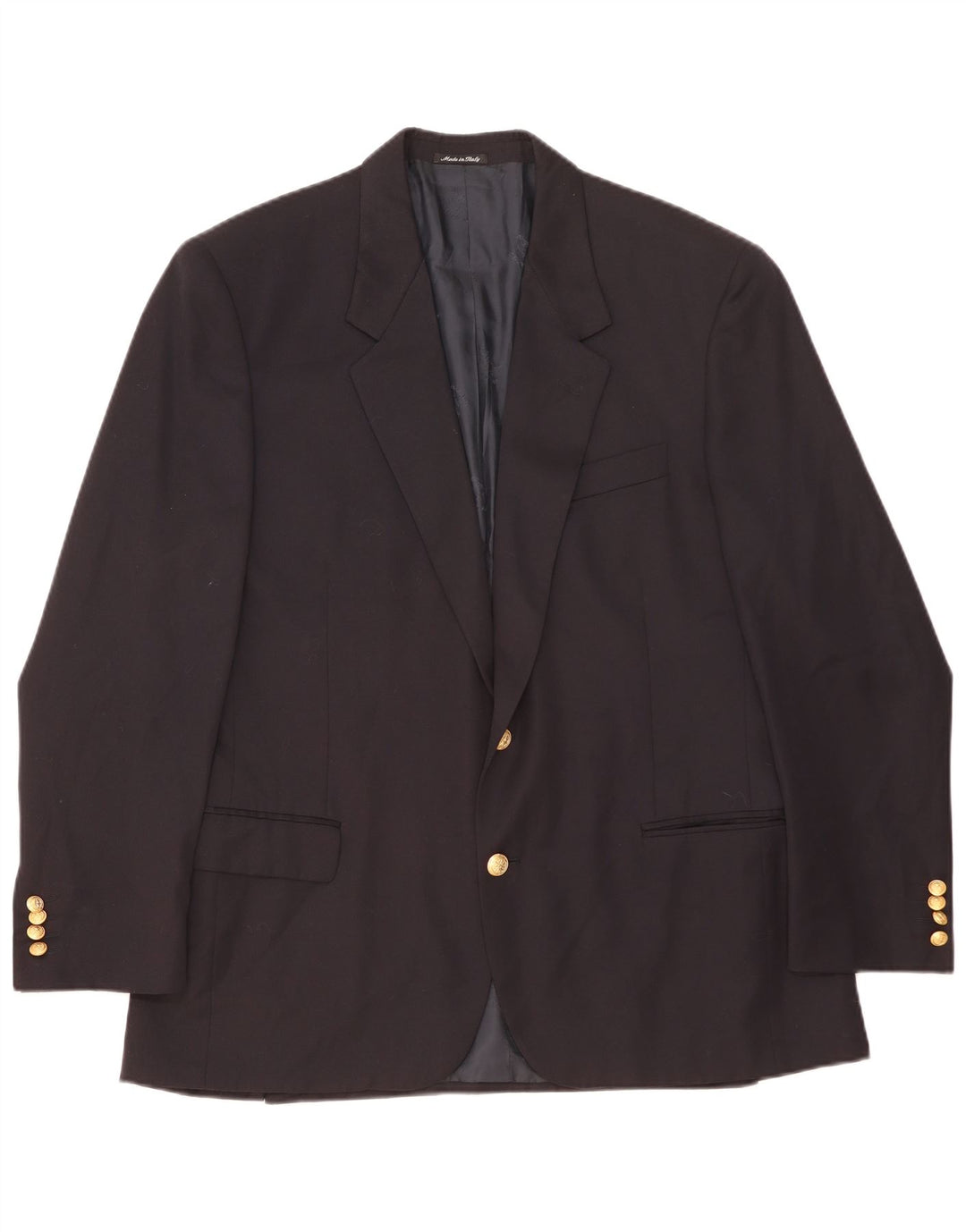 Paul & Shark Herre 2 Button Blazer Jacket IT 54 2XL Navy Blue New Wool