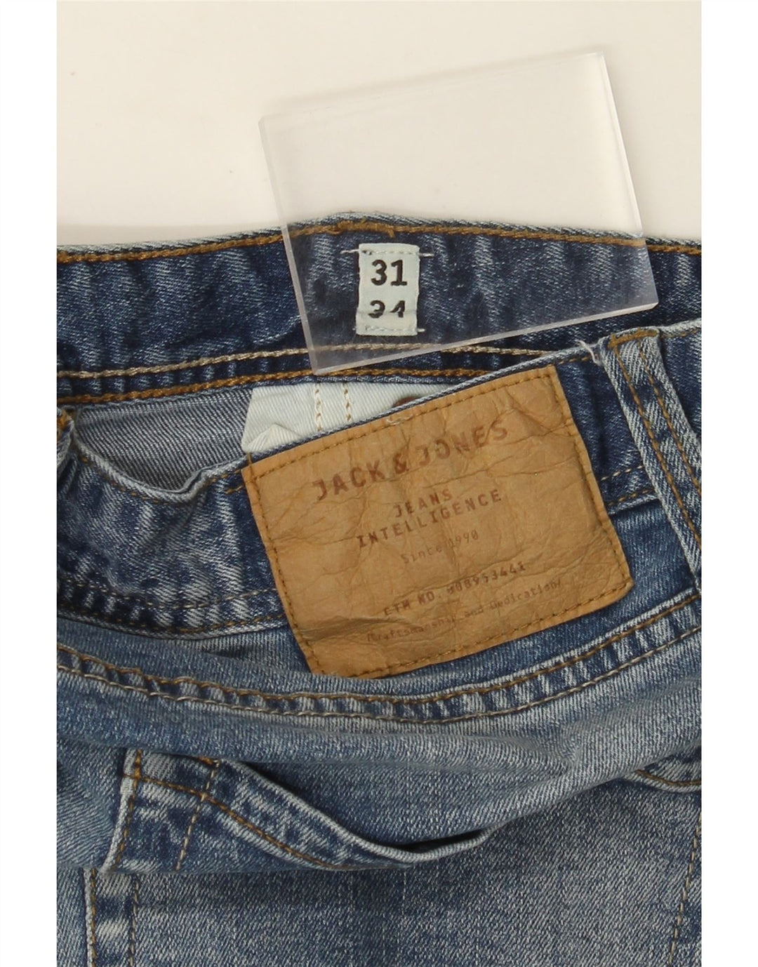 JACK & JONES Herre Tim Slim Jeans W31 L31 Blå Bomuld
