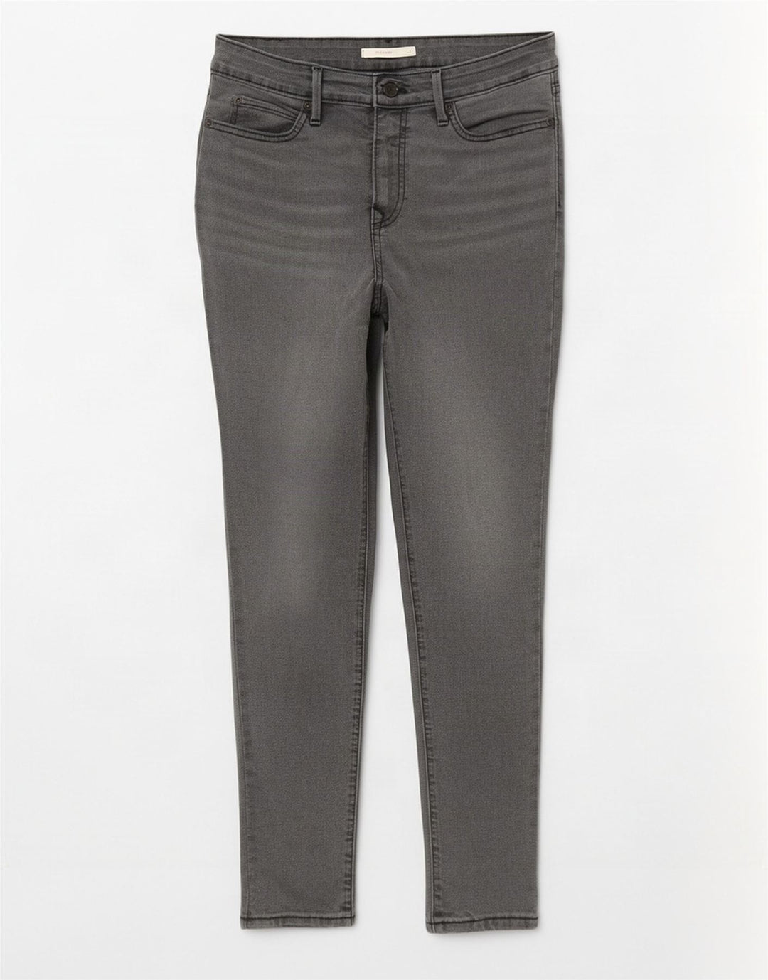 Levi's Dame 711 Skinny Jeans W27 L27 Grå Bomuld