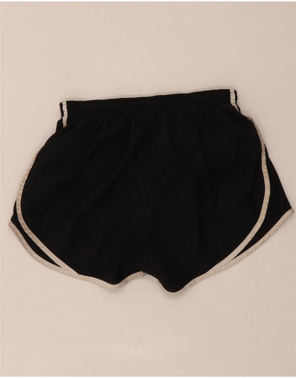 Nike Dame Dri Fit Sport Shorts UK 10 Small Black Polyester