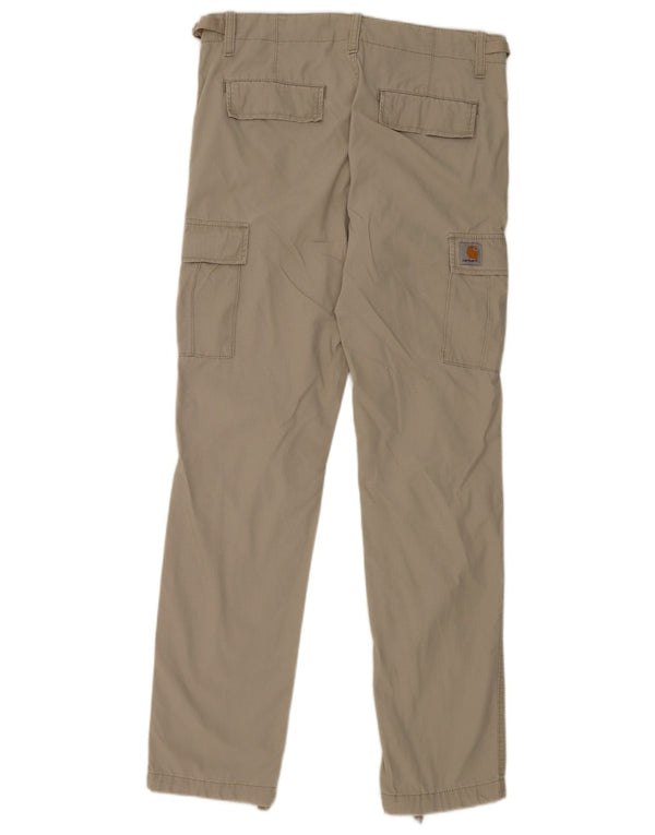 Carhartt Straight Cargo bukser til mænd W29 L32 Grå bomuld