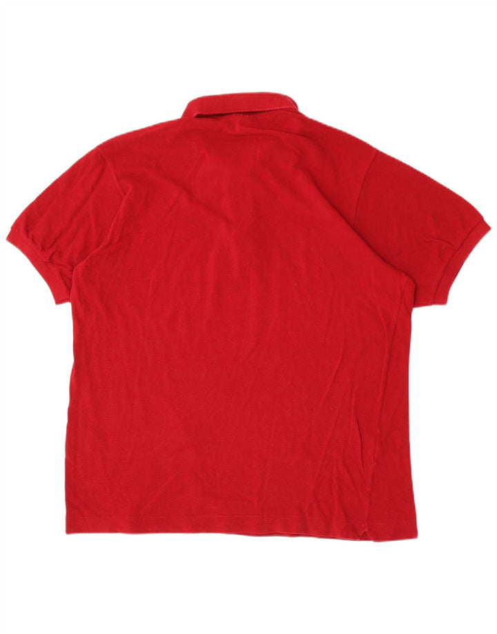 Lacoste herre poloskjorte str. 6 XL Rød bomuld