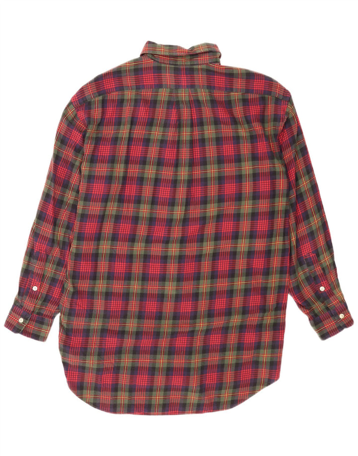 Polo Ralph Lauren Herre Blaire Flannel skjorte Stor flerfarvet ternet