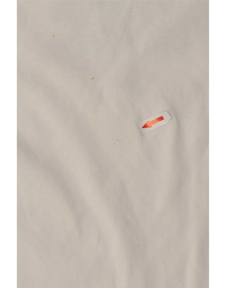 Nike grafisk t-shirt til mænd, medium hvid bomuld