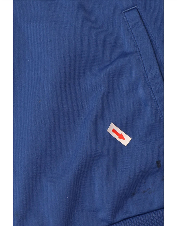 Puma Træningsdragt til mænd, topjakke, stor blå farveblok polyester