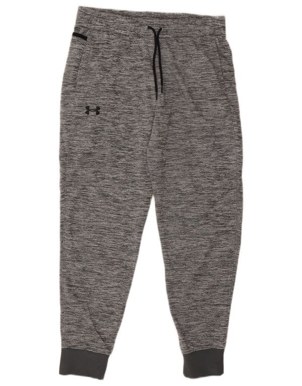 UNDER ARMOUR Drenge Cold Gear Træningsdragt Bukser Joggers 13-14 år XL Grå