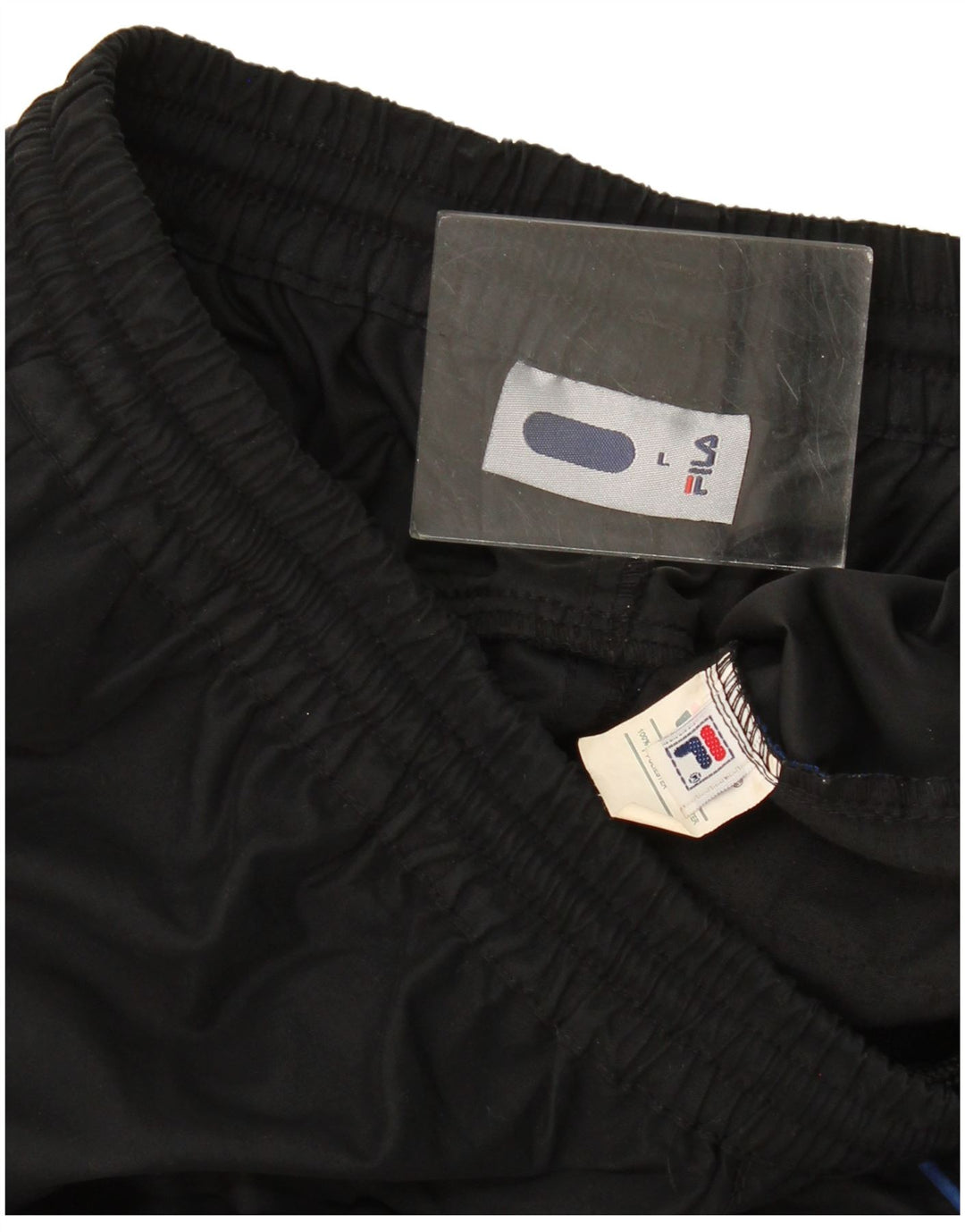 Fila Dame Capri Træningsdragt Bukser UK 14 Large Sort Polyester
