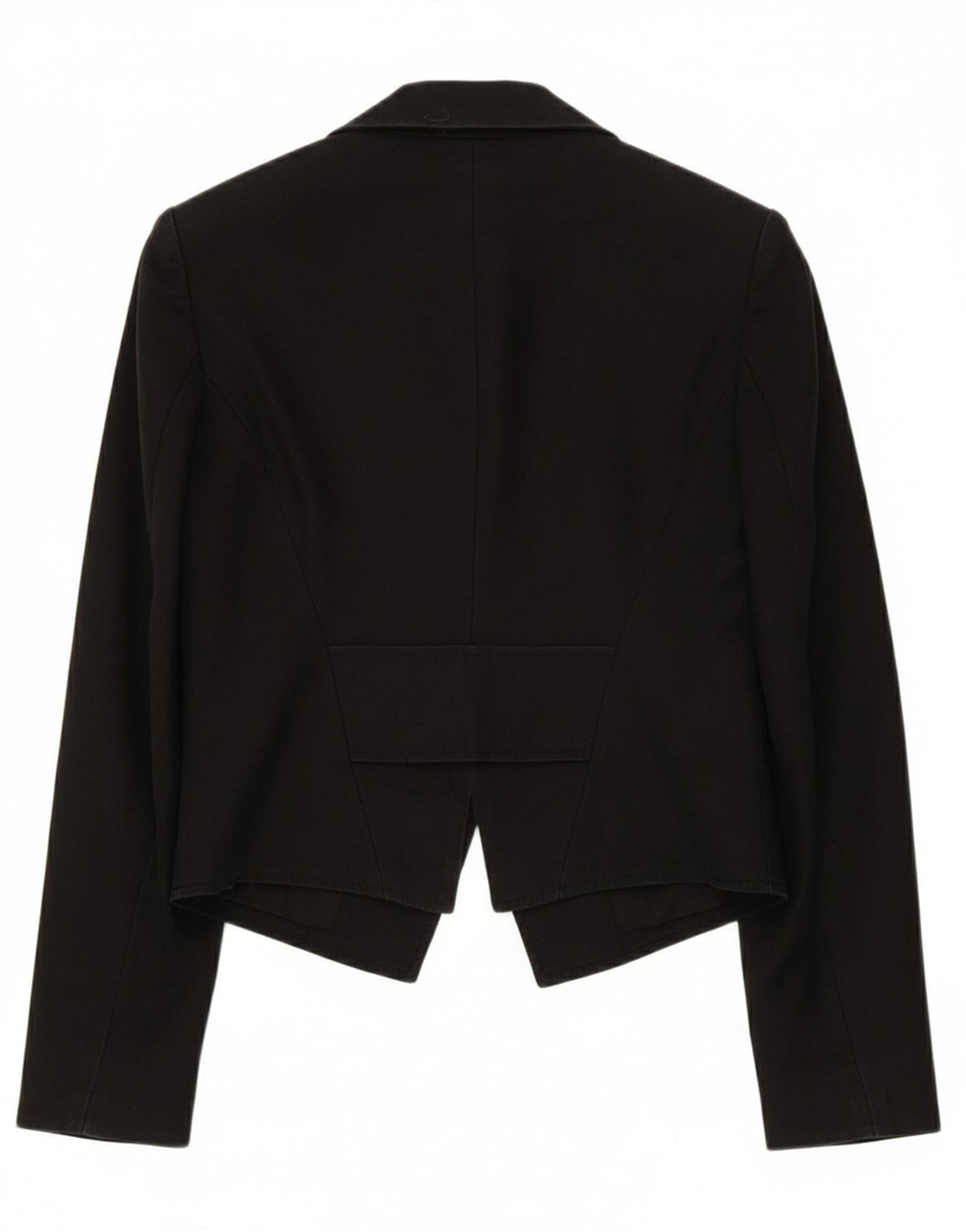 PHARD Womens 2 Button Blazer Jacket IT 42 Medium Black Cotton