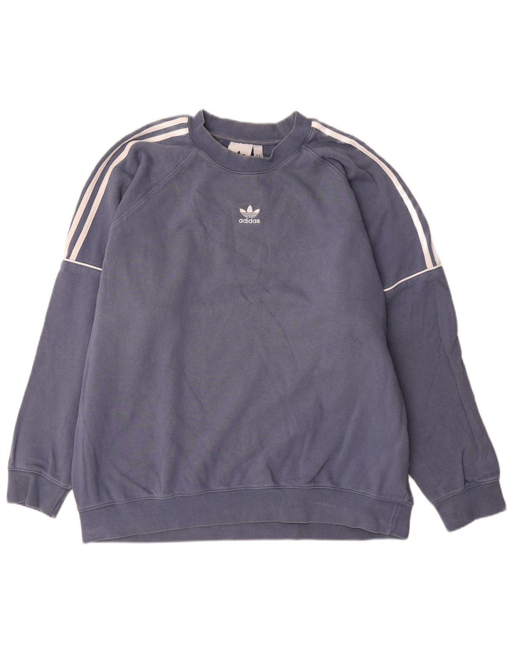 Adidas Herre Sweatshirt Jumper XL Marineblå Bomuld