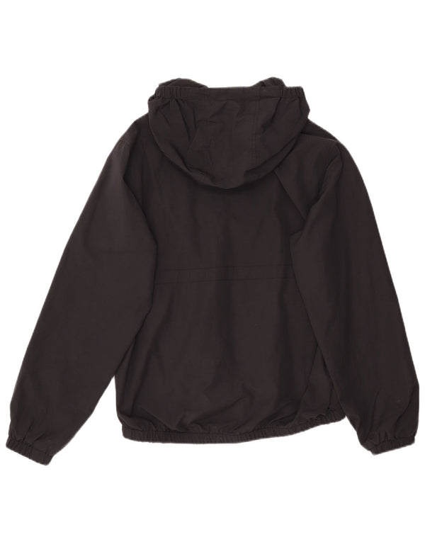 LYLE & SCOTT Bomberjakke med hætte til drenge 14-15 år sort bomuld