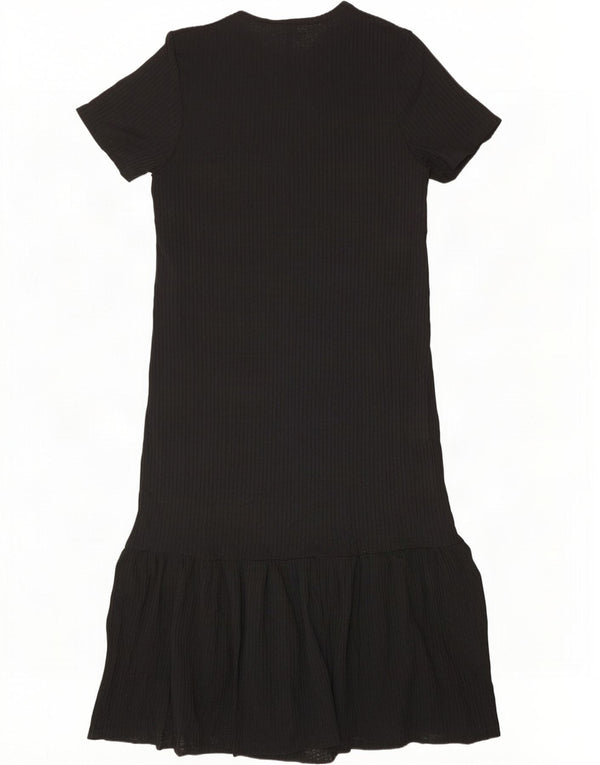 Zara Dame Maxi Dress UK 10 Small Black