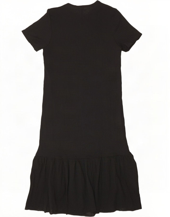 Zara Dame Maxi Dress UK 10 Small Black