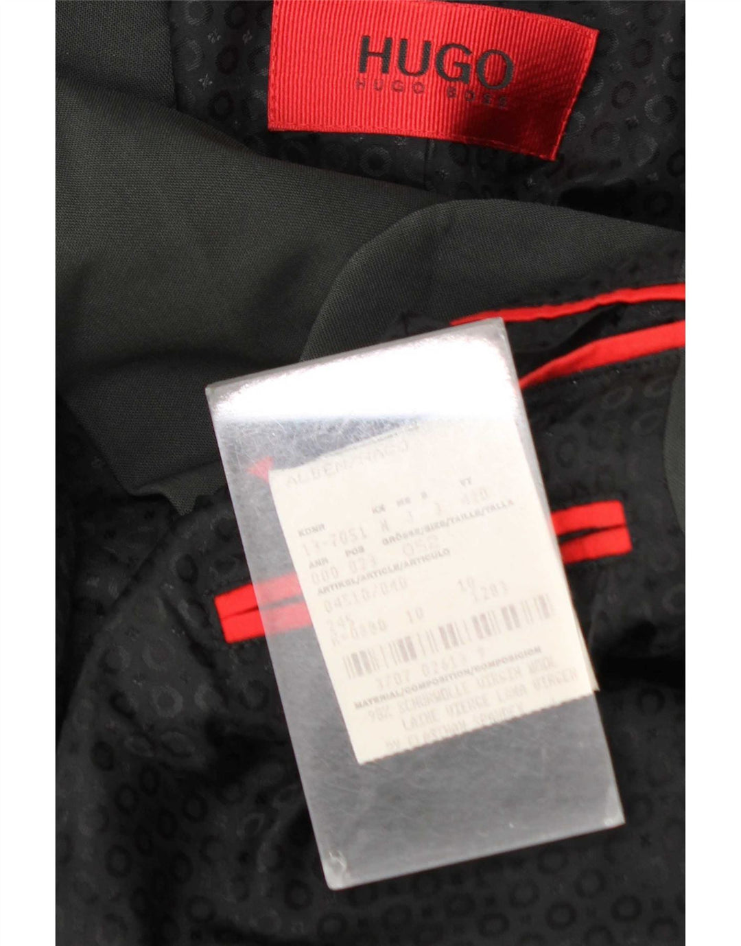 Hugo Boss Herre 2-knaps blazerjakke EU 52 XL Grå uld