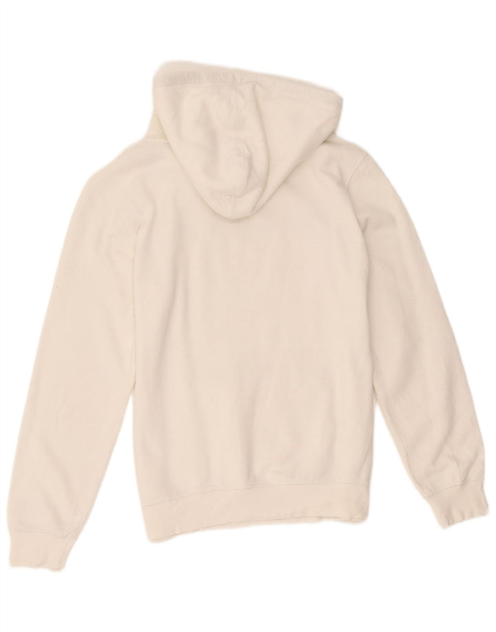 Champion Dame Grafisk Hoodie Jumper UK 12 Medium White