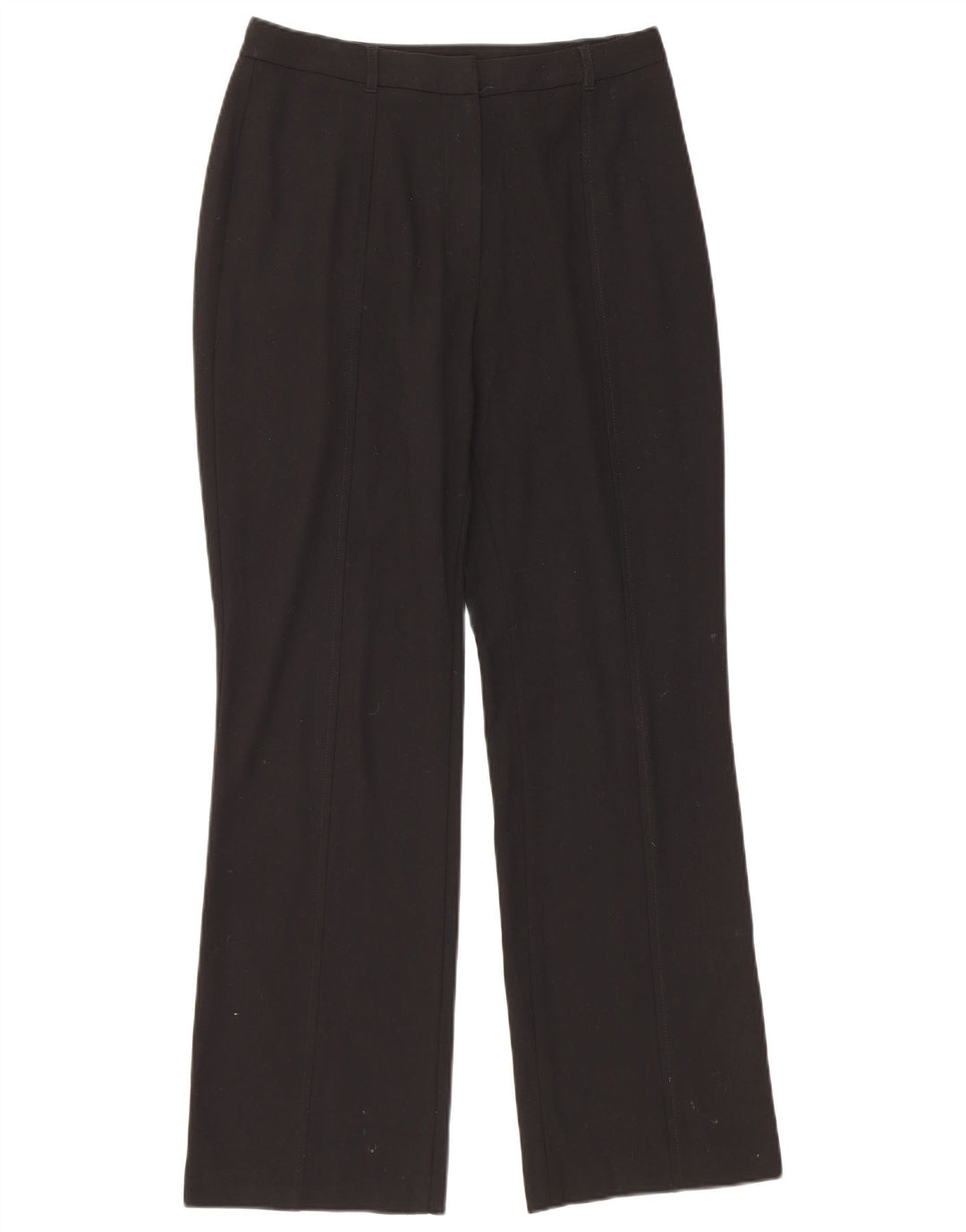 Marks & Spencer Dame Bootcut Casual Bukser UK 12 Medium W30 L30 Black