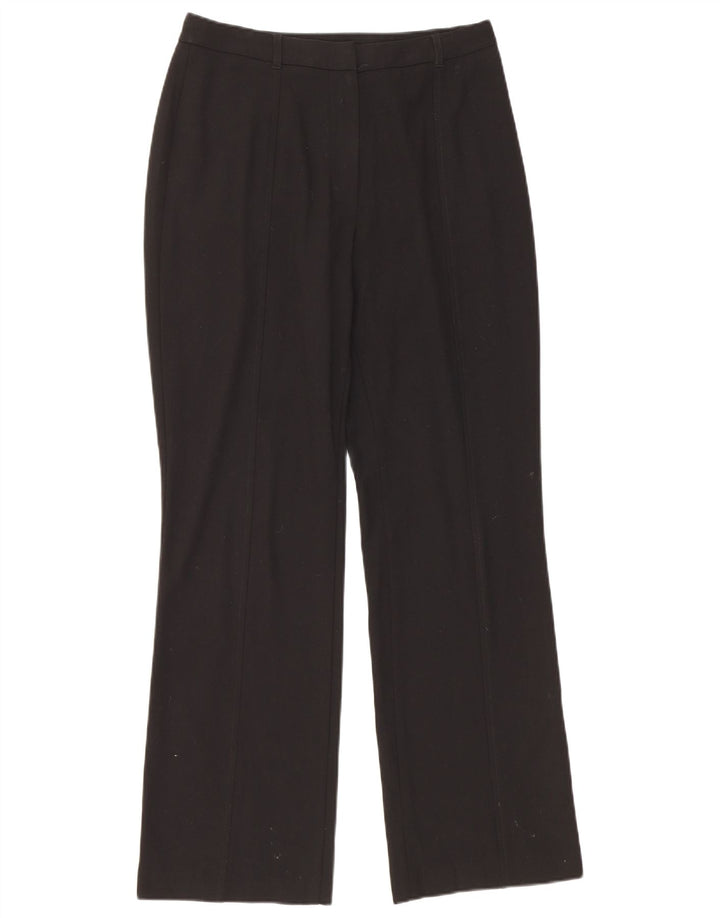 Marks & Spencer Dame Bootcut Casual Bukser UK 12 Medium W30 L30 Black