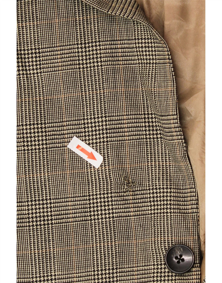 Polo Ralph Lauren Herre 2-knaps blazerjakke UK 44 2XL Beige Houndstooth