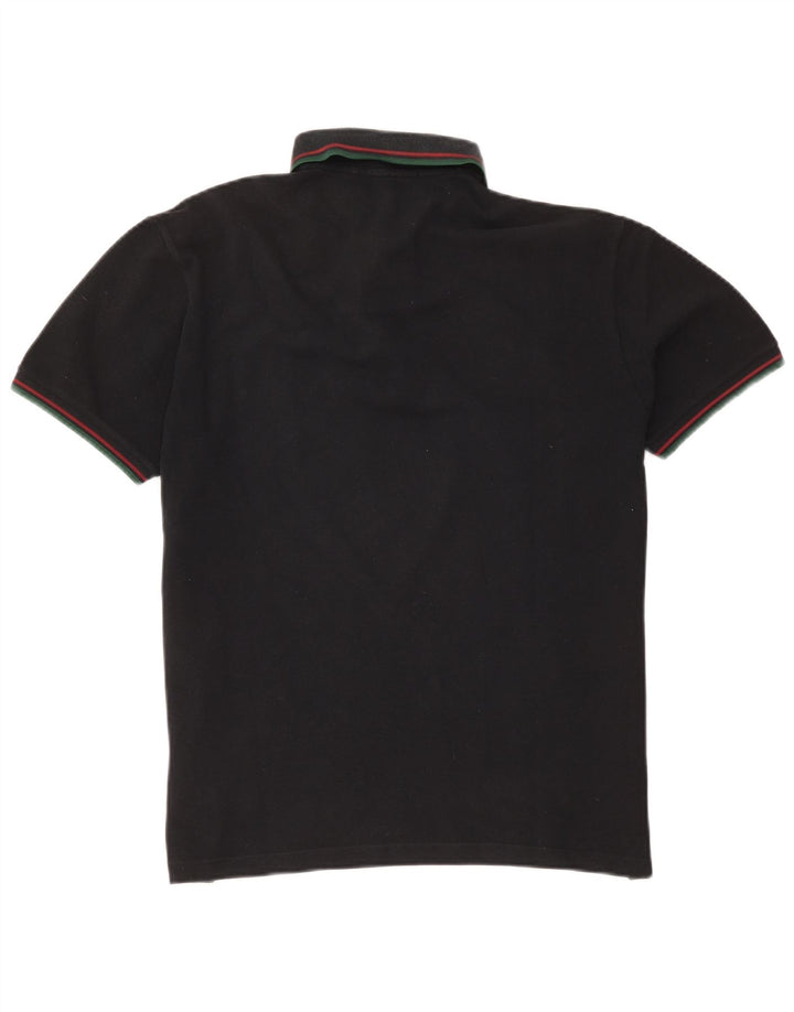 Fred Perry Herre poloshirt Medium sort stribet bomuld