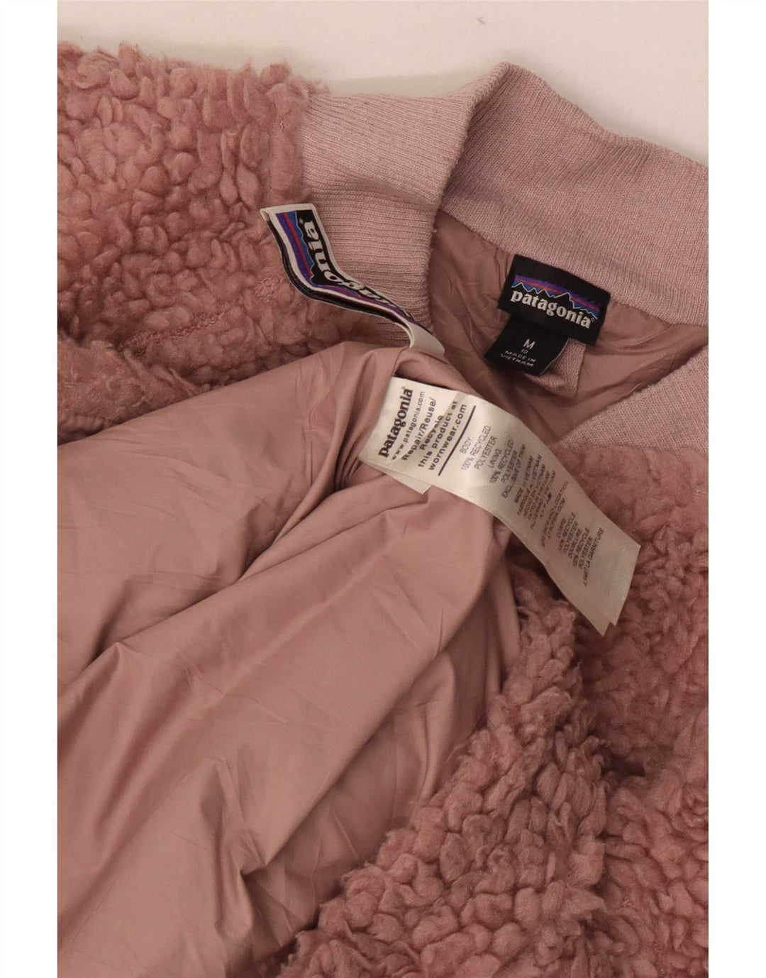 Patagonia Girls Fleecejakke 9-10 år Medium Pink Polyester