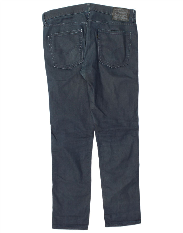 Levi's Herre 511 Slim Jeans W34 L32 Marineblå Bomuld