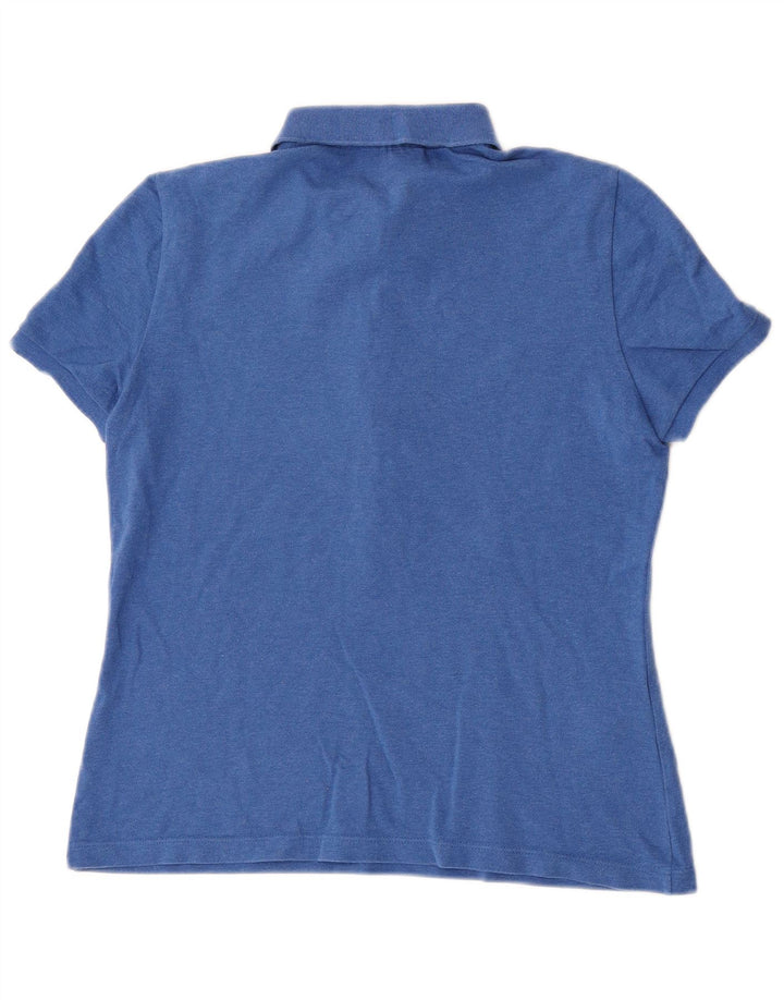 Lacoste Dame Slim Fit Polo Shirt Størrelse 40 Medium Blå Bomuld