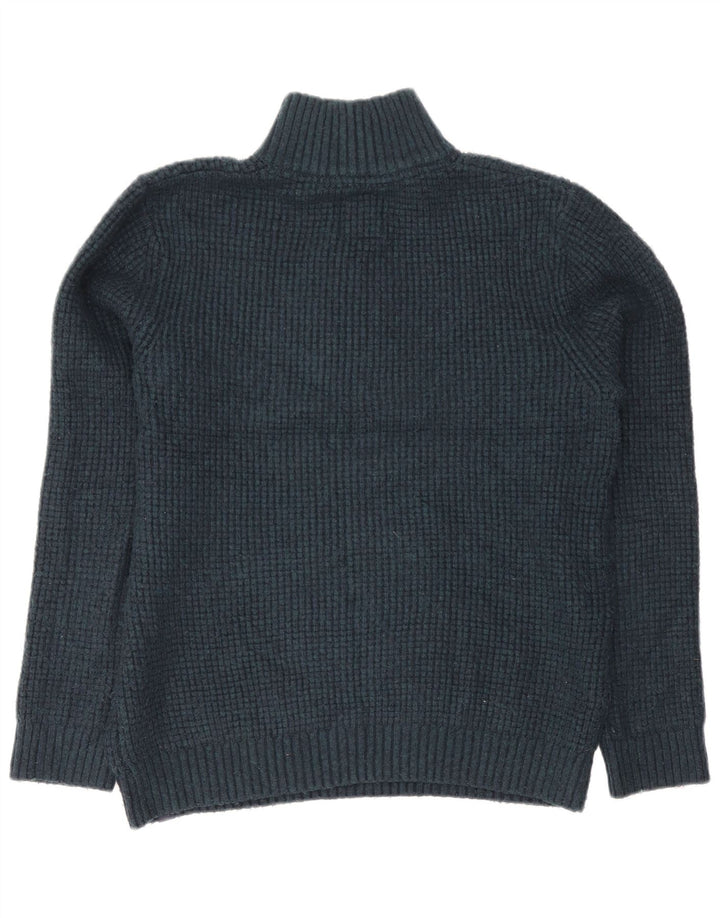 Fat Face Herre Zip Neck Jumper Sweater XL Grøn Akryl