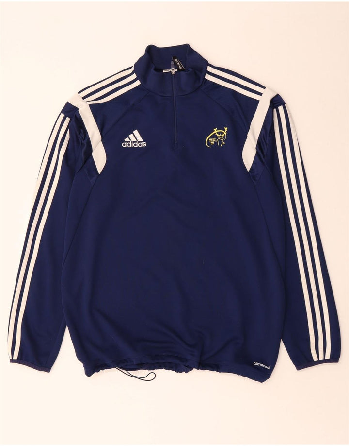 Adidas Herre Munster Rugby Pullover Træningsdragt Top Stor Marineblå