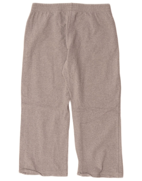 Champion Womens Wide Leg Tracksuit Trousers UK 14 Large Grey Bomuld