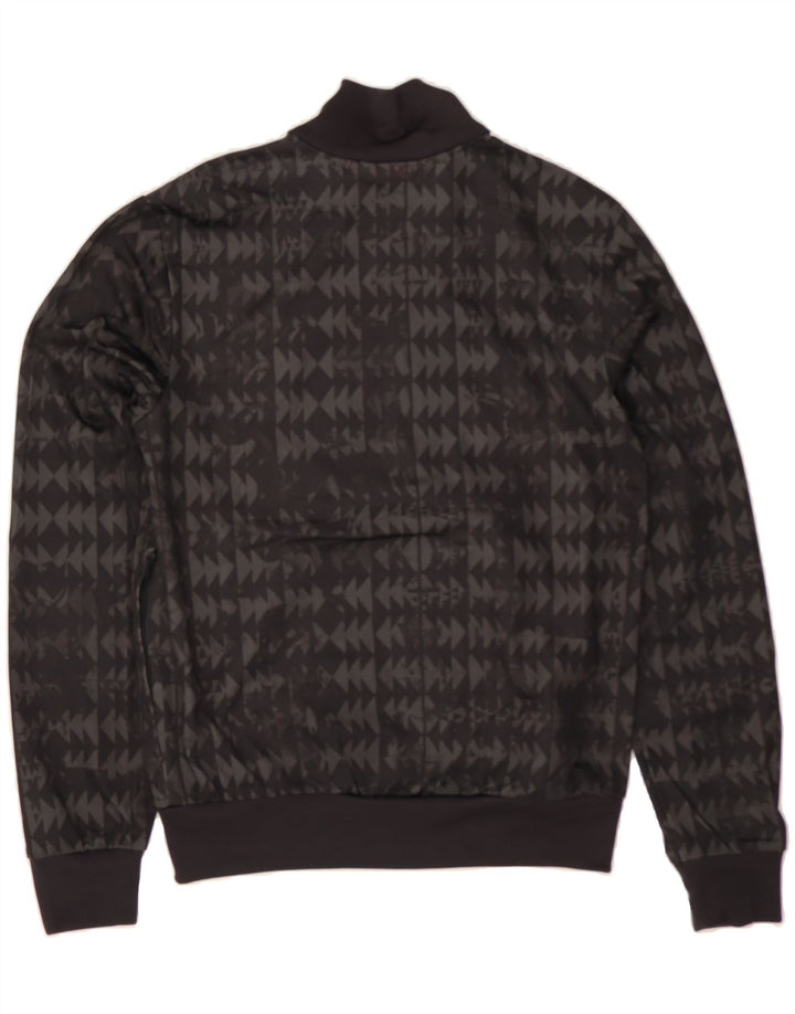 PUMA Mens Tracksuit Top Jacket Small Grey Geometric Vintage Puma and Second-Hand Puma from Messina Hembry 
