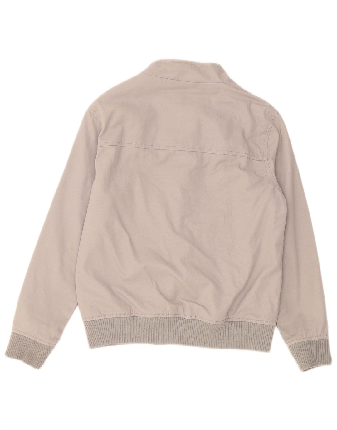 BEN SHERMAN Boys Bomber Jacket 10-11 Years Grey Cotton