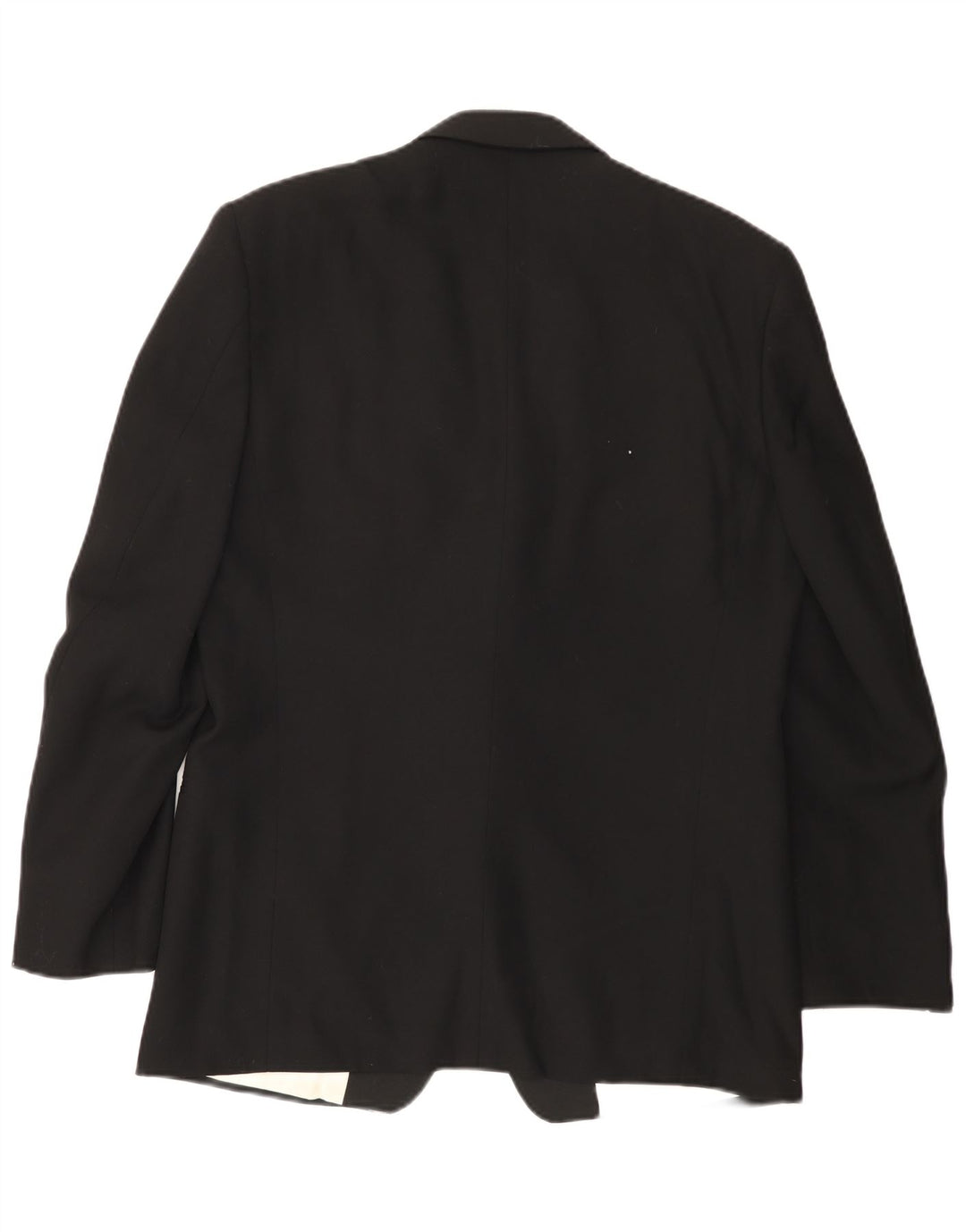 Lebole Herre 1 Knap Blazer Jakke IT 50 Stor Sort Uld
