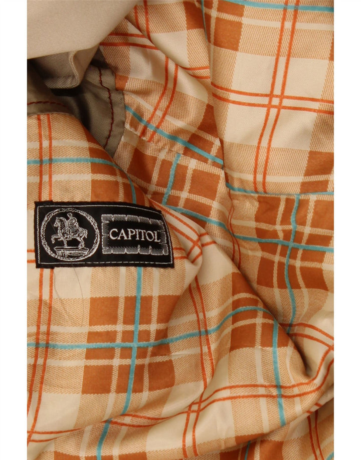 Vintage Trench Coat til kvinder UK 12 Medium Beige