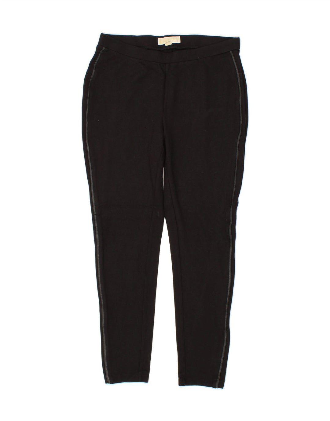 MICHAEL KORS Womens Leggings UK 14 Medium Black Viscose Vintage Michael Kors and Second-Hand Michael Kors from Messina Hembry 