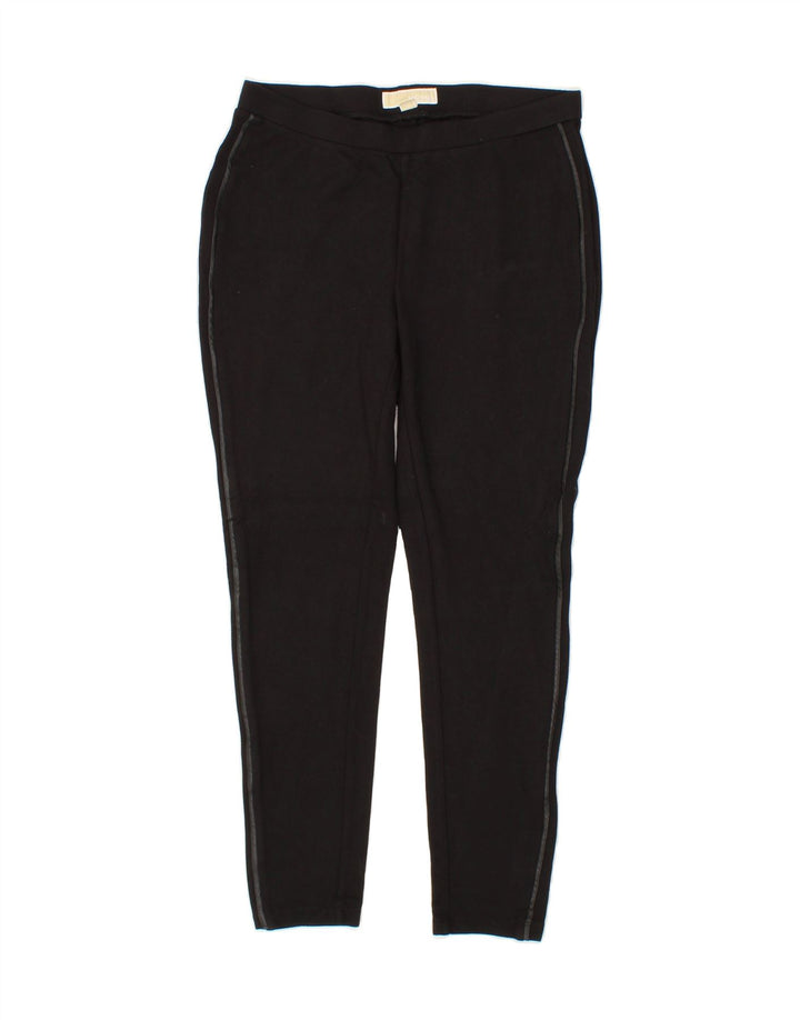 MICHAEL KORS Womens Leggings UK 14 Medium Black Viscose Vintage Michael Kors and Second-Hand Michael Kors from Messina Hembry 