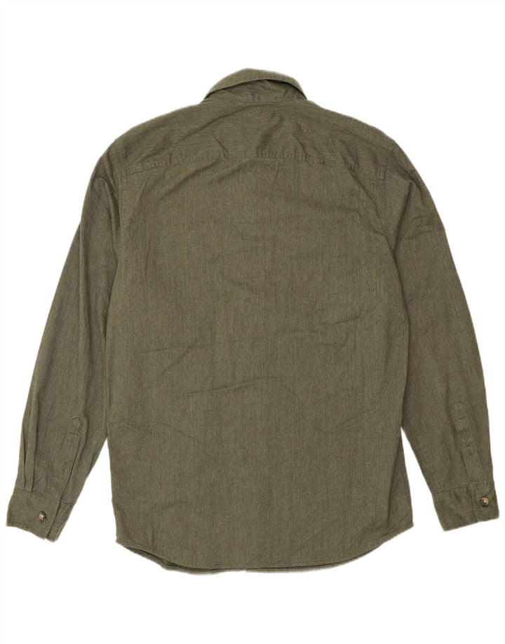 Wrangler Herreskjorte, lille Khaki Bomuld