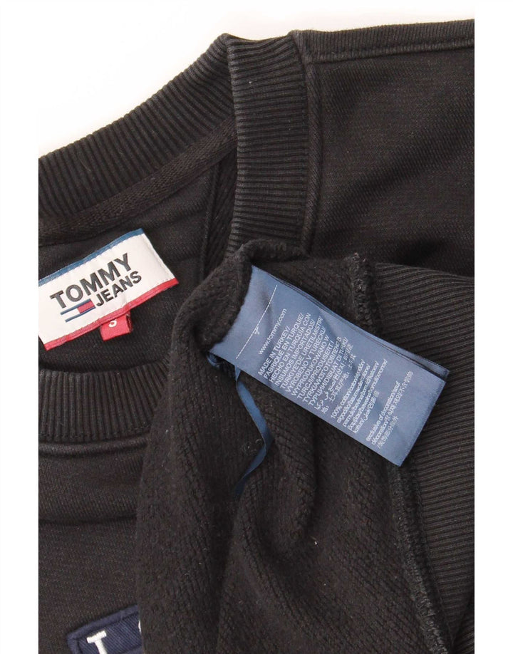Tommy Hilfiger Herre Grafisk Sweatshirt Jumper Lille Sort Bomuld