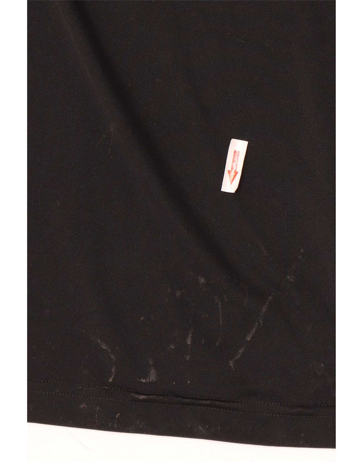 Adidas Herre Climalite Grafisk T-Shirt Top Medium Sort
