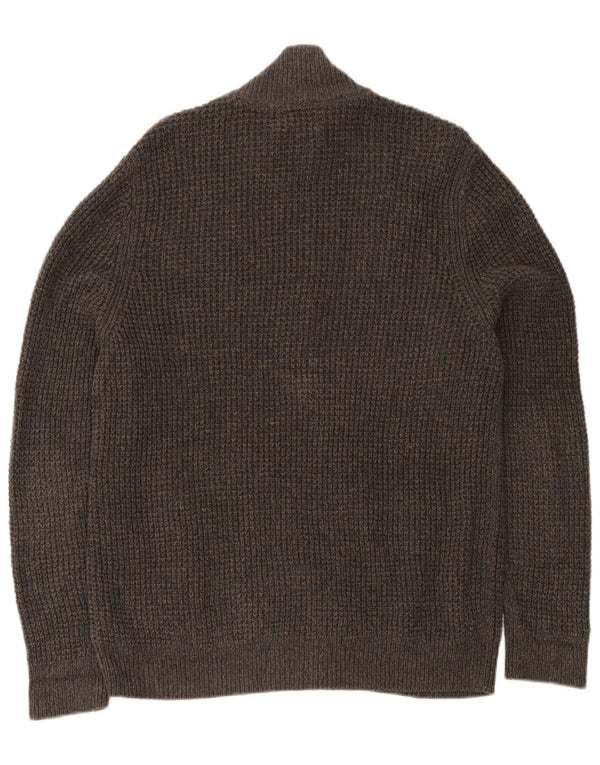 L.L.Bean Herre cardigan sweater mellemgrå bomuld