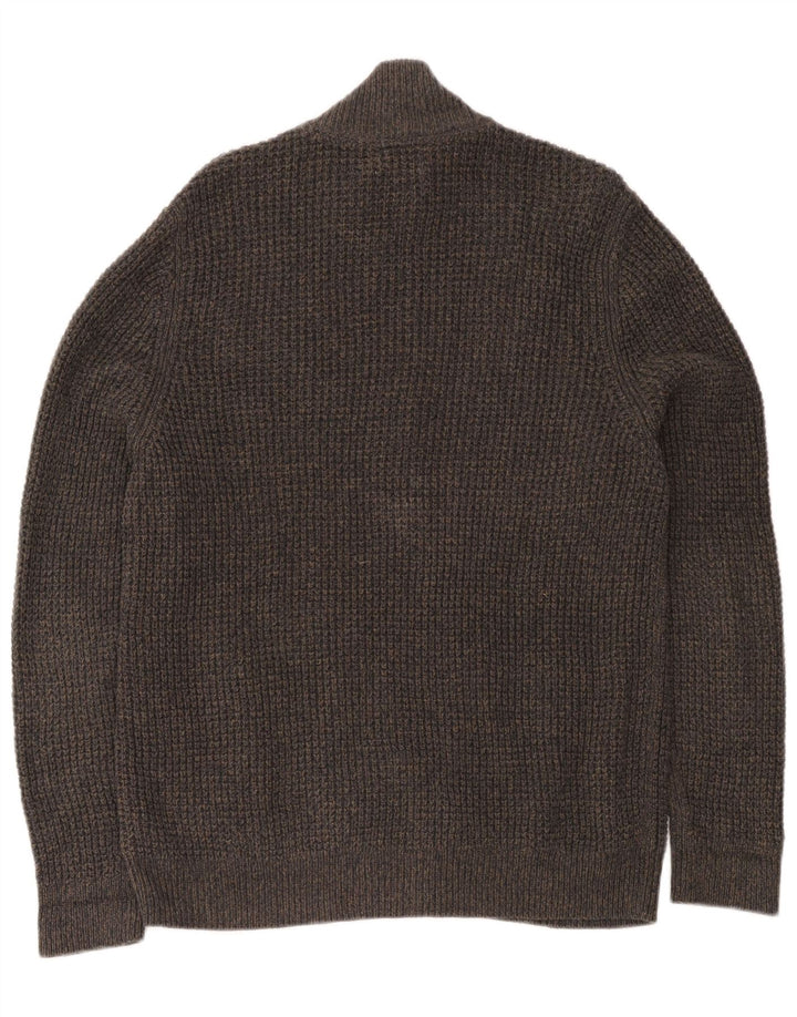 L.L.Bean Herre cardigan sweater mellemgrå bomuld