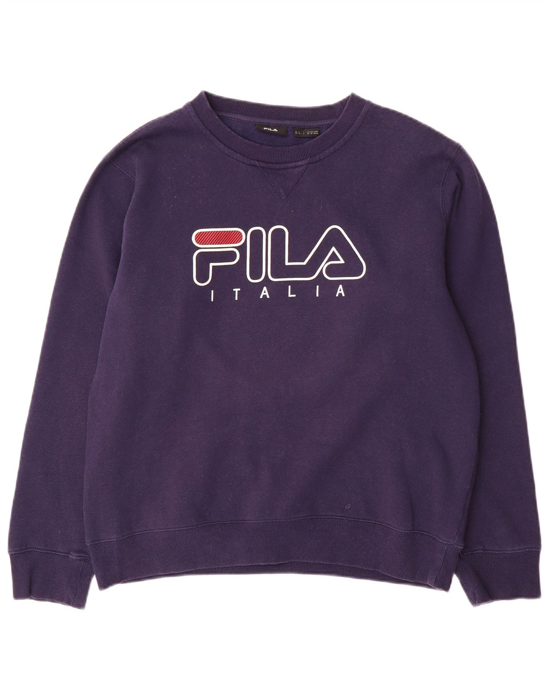 Fila Herre grafisk sweatshirt Jumper Medium Navyblå Bomuld